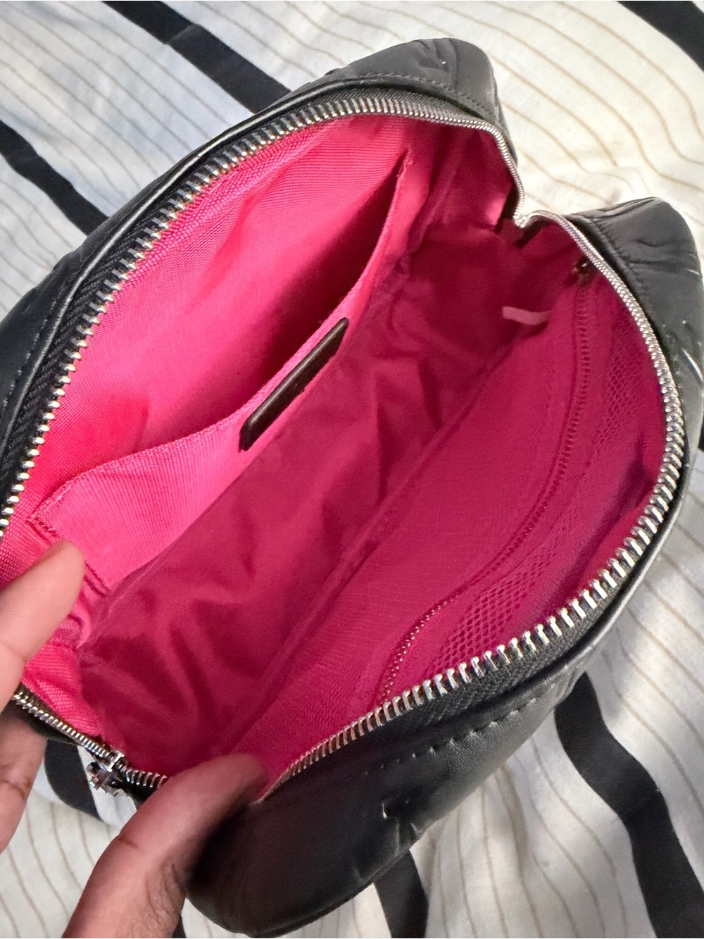 Glamaholic Black Monogram Toiletry Bag - Picture 2 of 5